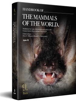 3D cover of Handbook of the Mammals of the World Volume 9 Bats