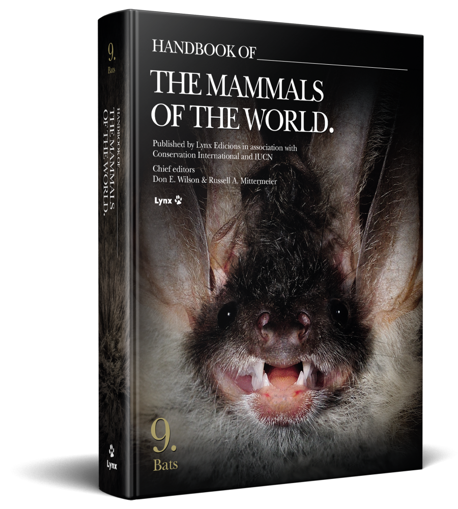 3D cover of Handbook of the Mammals of the World Volume 9 Bats