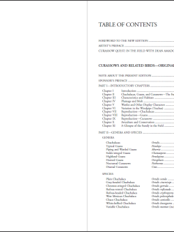 Curassows and Related Birds sample page