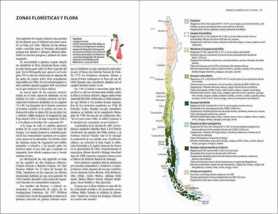 Flora y fauna de Chile. Guía de identificación sample page