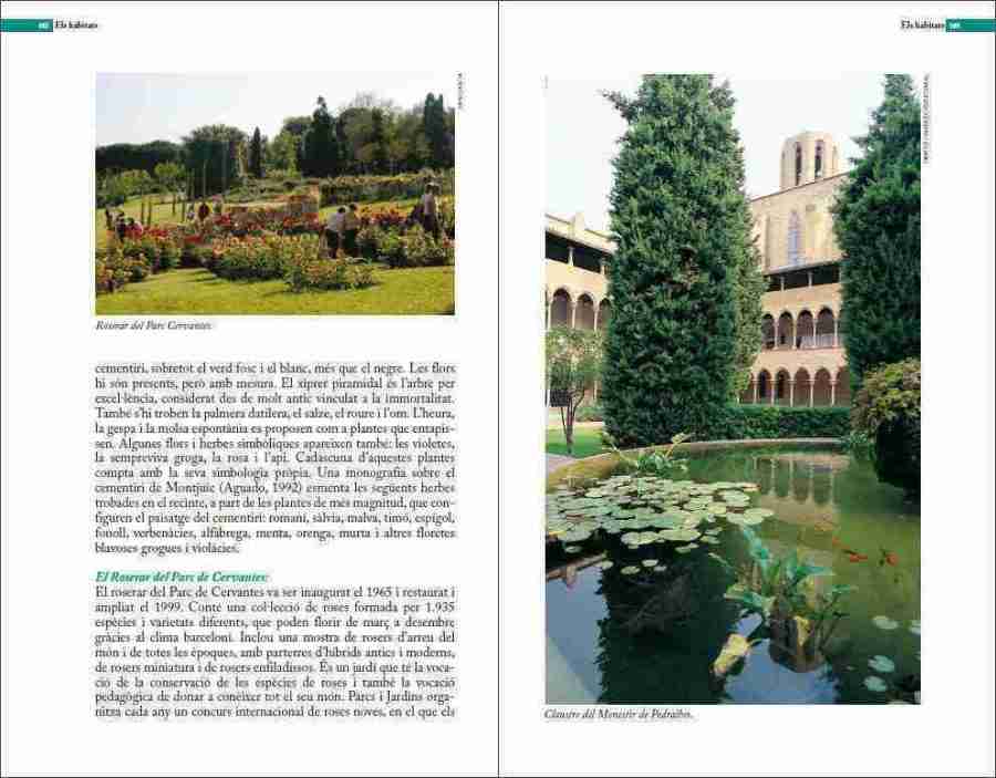 Guia de natura de Barcelona sample page