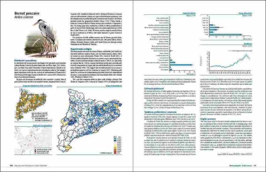 Atles dels ocells de Catalunya a l'Hivern 2006-2009 sample page